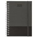 Agenda Anillada Día/Página PU PLOMO