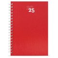 Agenda con anillas metalizadas
