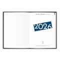 Agenda B5 con anillas de cuero reciclado