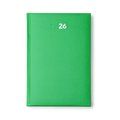 Agenda dia A5 con cubierta acolchada Verde Helecho Talla Única Adulto