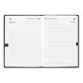 Agenda día A5 en PU con bolsillos exteriores