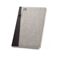 Agenda A5 con portalápices Gris