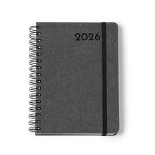 Agenda con anillas tamaño A5 Negro TALLA ÚNICA ADULTO