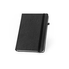 Agenda de plan semanal Negro