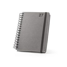 Agenda A5 con anillas Negro