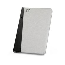 Agenda B5 con portalápices Gris