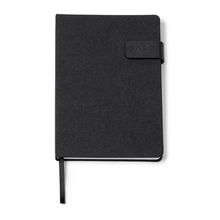 Agenda día A5 con cubierta magnética Negro