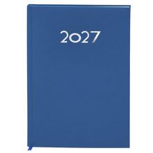 Agenda tamaño B5 Diseño página día y marcapágina Azul