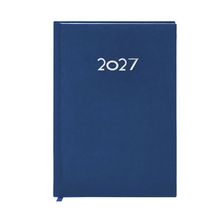 Agenda tamaño A5 Diseño página día Azul