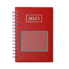 Agenda A5 con anillas y tapas acolchadas | ZONA1 | 100 x 100