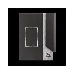 Agenda A5 materiales reciclado 2027  | Delantera | 55 x 85