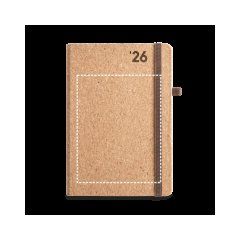 Agenda B5 de corcho | Delantera | 140 x 180
