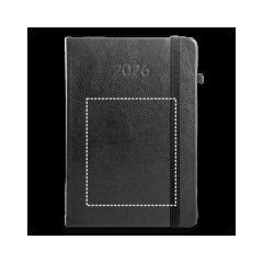 Agenda B5 en PU con plan diario | Delantera | 100 x 120