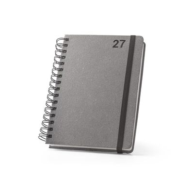 Agenda A5 con anillas Negro