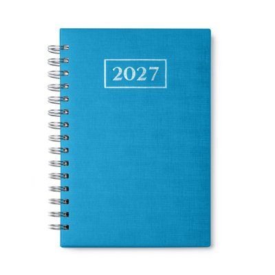 Agenda A5 con anillas y tapas acolchadas Royal Claro