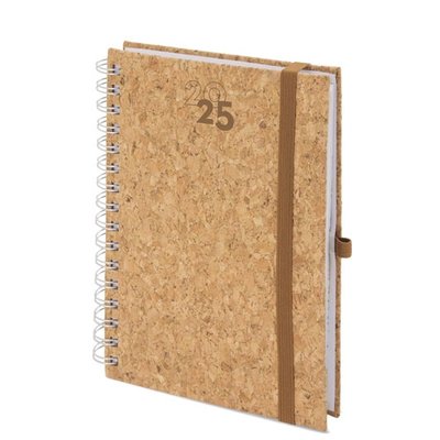 Agenda A5 Corcho con Espiral