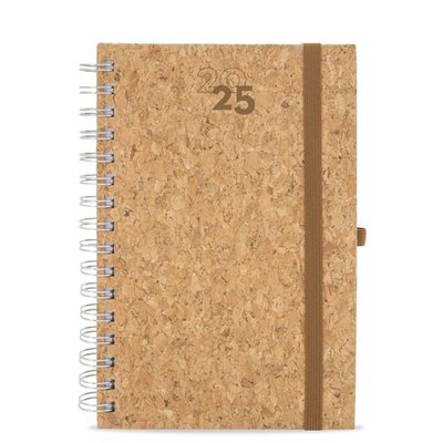 Agenda A5 Corcho con Espiral