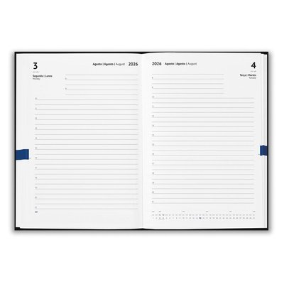 Agenda A5 tapas de lino y corcho