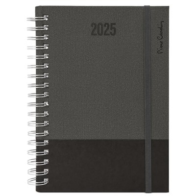 Agenda Anillada Día/Página PU PLOMO