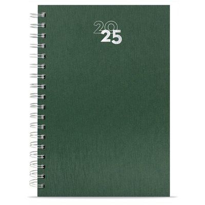 Agenda con anillas metalizadas