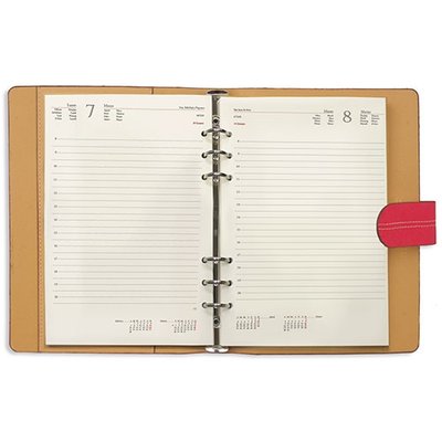 Agenda Anillas Polipiel Día Página
