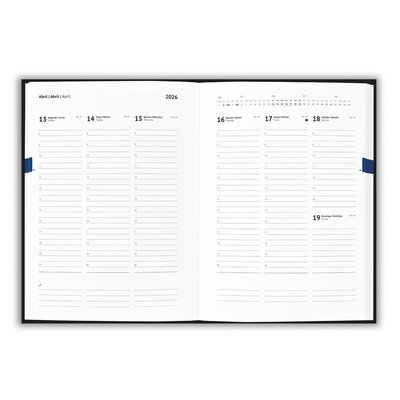 Agenda B5 con marcapáginas