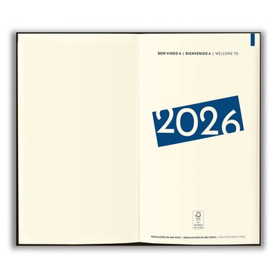 Agenda de bolsillo de corcho