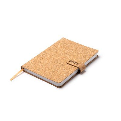 Agenda día A5 de corcho con cubierta magnética