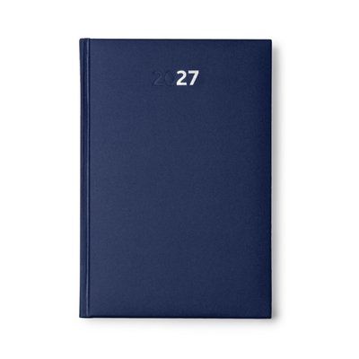 Agenda dia A5 con cubierta acolchada Marino
