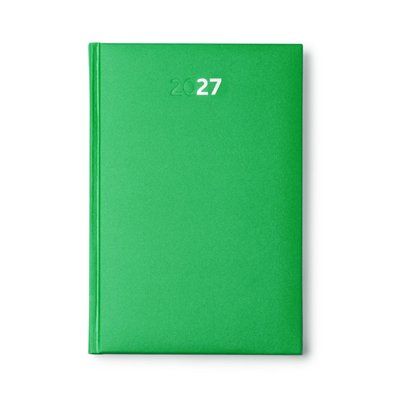 Agenda dia A5 con cubierta acolchada Verde Helecho