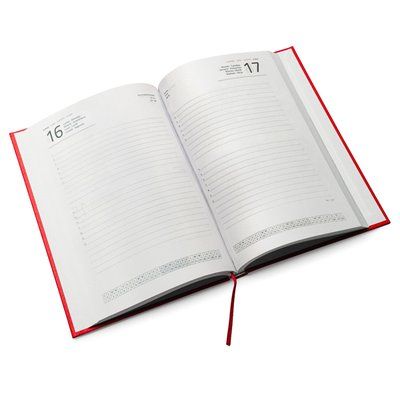 Agenda dia A5 con cubierta acolchada