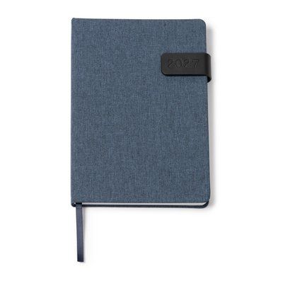 Agenda día A5 con cubierta magnética Denim Vigore