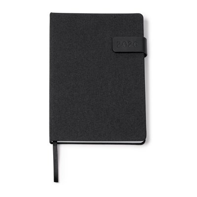 Agenda día A5 con cubierta magnética