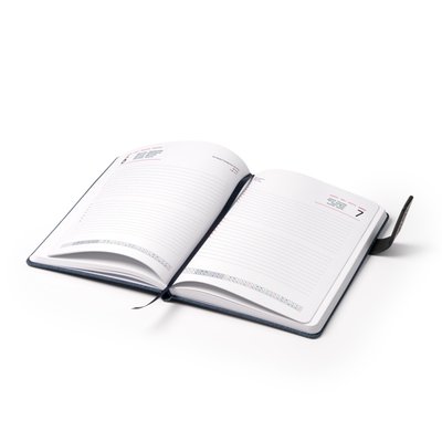 Agenda día A5 con cubierta magnética