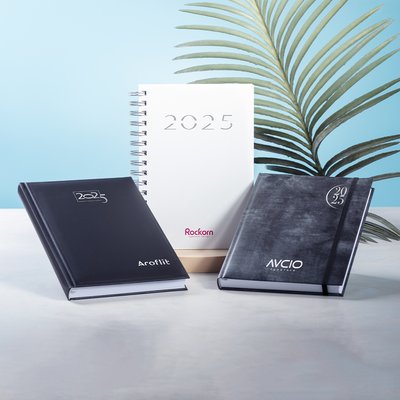 Agenda página por día 2025 de polipiel 14,7 x 21 cm