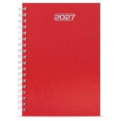 Agenda con anillas metalizadas Ro