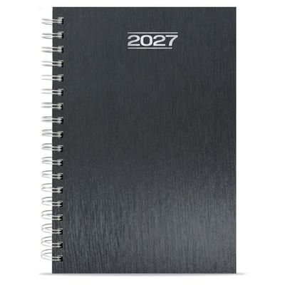Agenda con anillas metalizadas