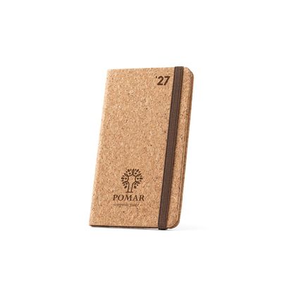 Agenda de bolsillo de corcho