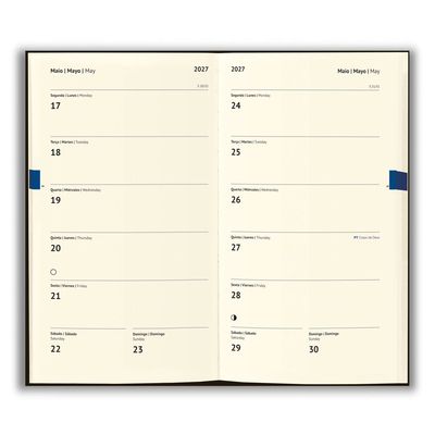 Agenda de bolsillo de corcho
