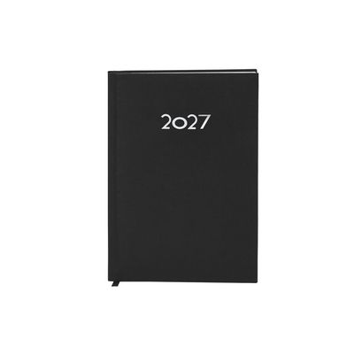 Agenda tamaño A5 Diseño página día Neg