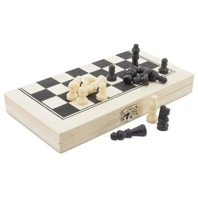 Ajedrez de Madera Plegable Estuche