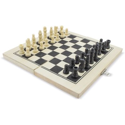 Ajedrez de Madera Plegable Estuche