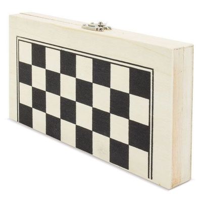 Ajedrez de Madera Plegable Estuche