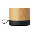 Altavoz inalámbrico 3W con carcasa de bambú