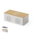 Altavoz de bambú inalámbrico con carcasa de caña de trigo