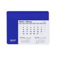 Alfombrilla Raton Personalizada Calendario Mensual 2027 Azul