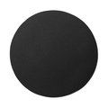 Alfombrilla redonda con base antideslizante Negro Talla Única Adulto