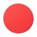 Alfombrilla redonda con base antideslizante Rojo Talla Única Adulto