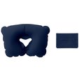 Almohada hinchable de cuello en bolsa de terciopelo