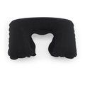 Almohadilla de viaje inflable antelina Negro TALLA ÚNICA ADULTO